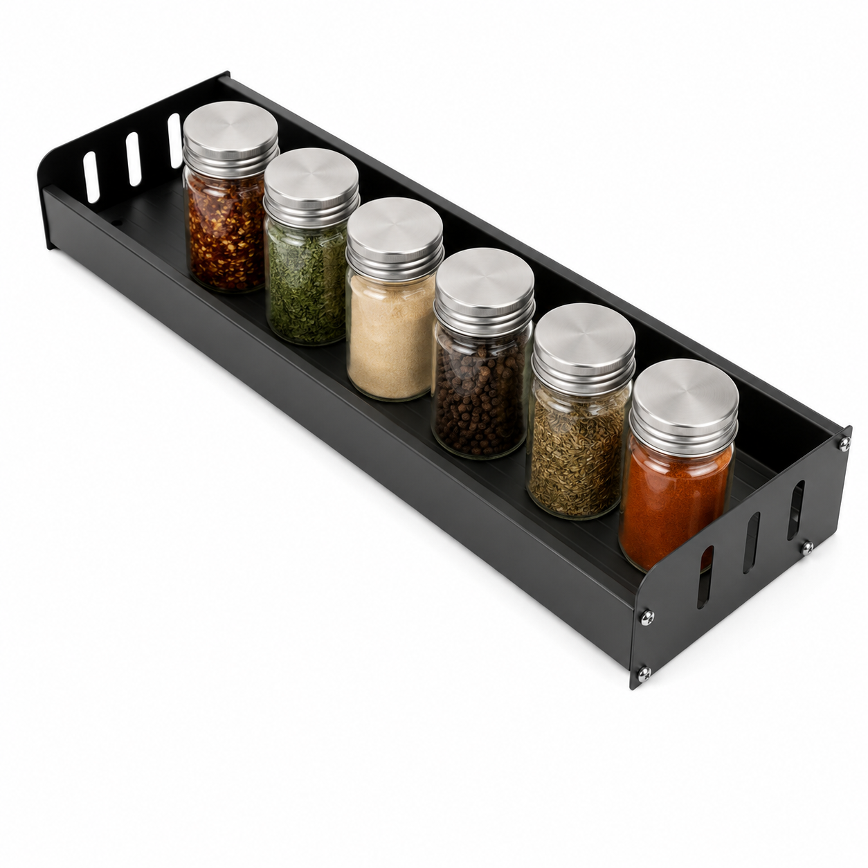Charola Organizadora para Especieros - Negro Mate