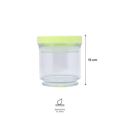 Contenedor Expandible de Plástico - Verde Limón