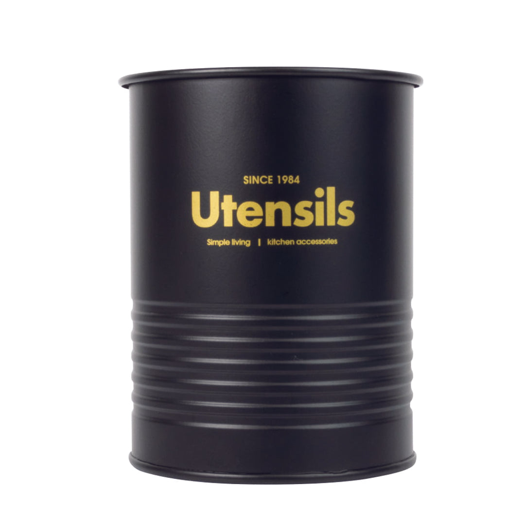 Recipiente Contenedor Metálico Negro - Utensilios