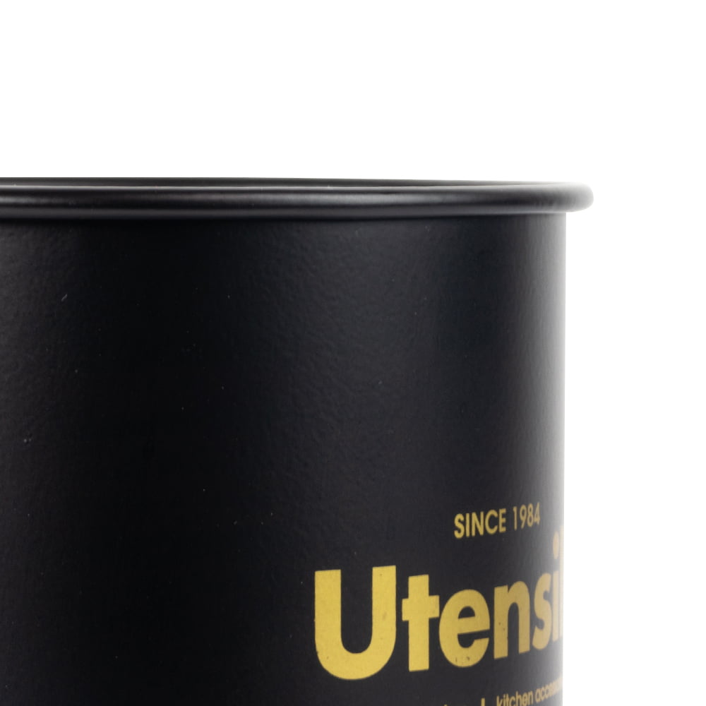 Recipiente Contenedor Metálico Negro - Utensilios