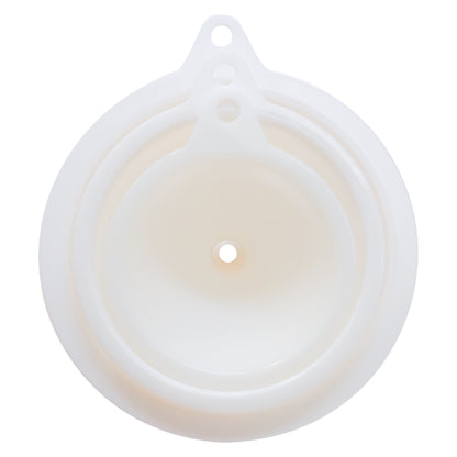Embudo - Set de 3 Piezas de Plástico Blanco