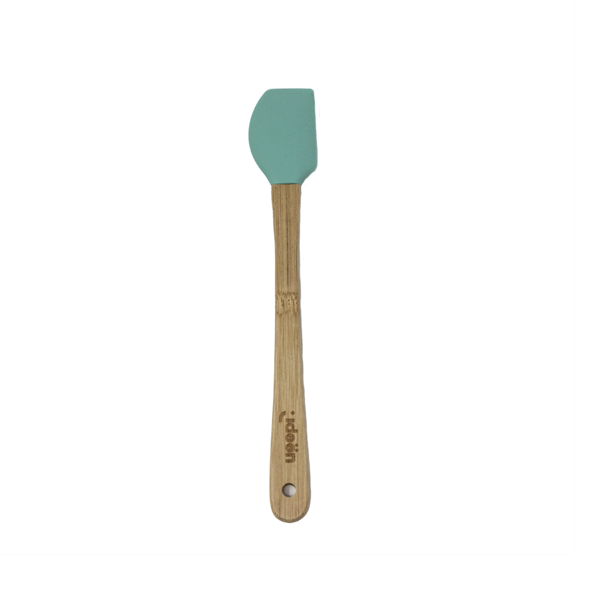 Espátula de Silicona Aqua con Mango de Madera