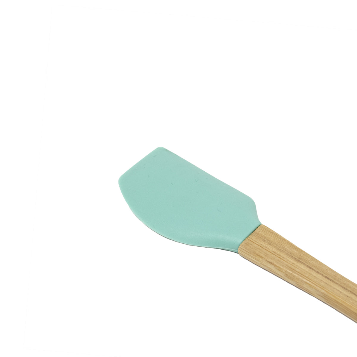 Espátula de Silicona Aqua con Mango de Madera