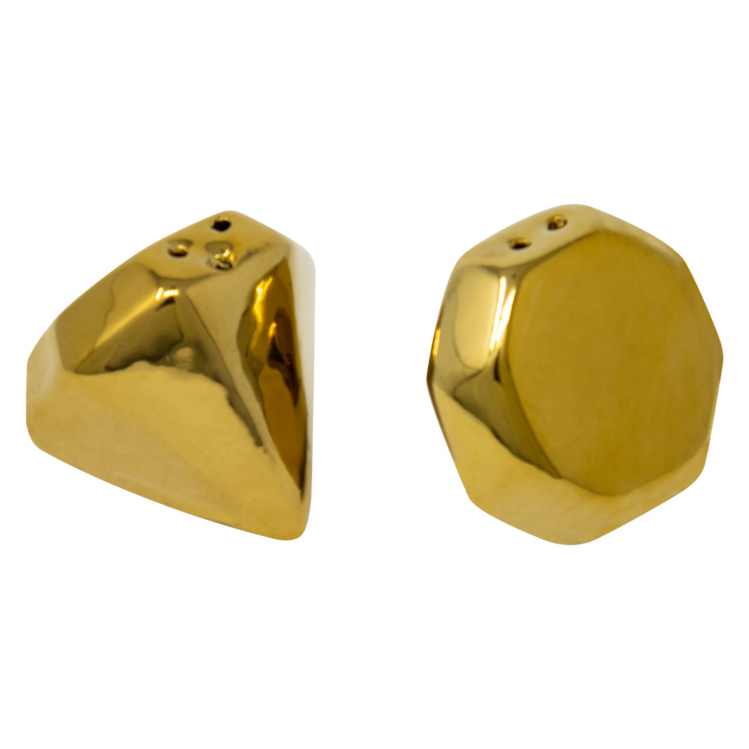 Especiero Pimenta/Sal Diamante Dorado