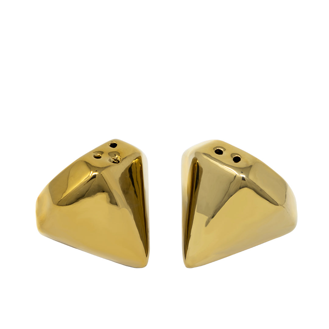 Especiero Pimenta/Sal Diamante Dorado