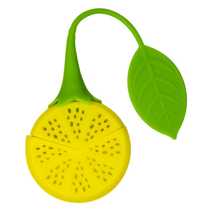 Infusor de Té Reutilizable Diseño Limón de Silicona