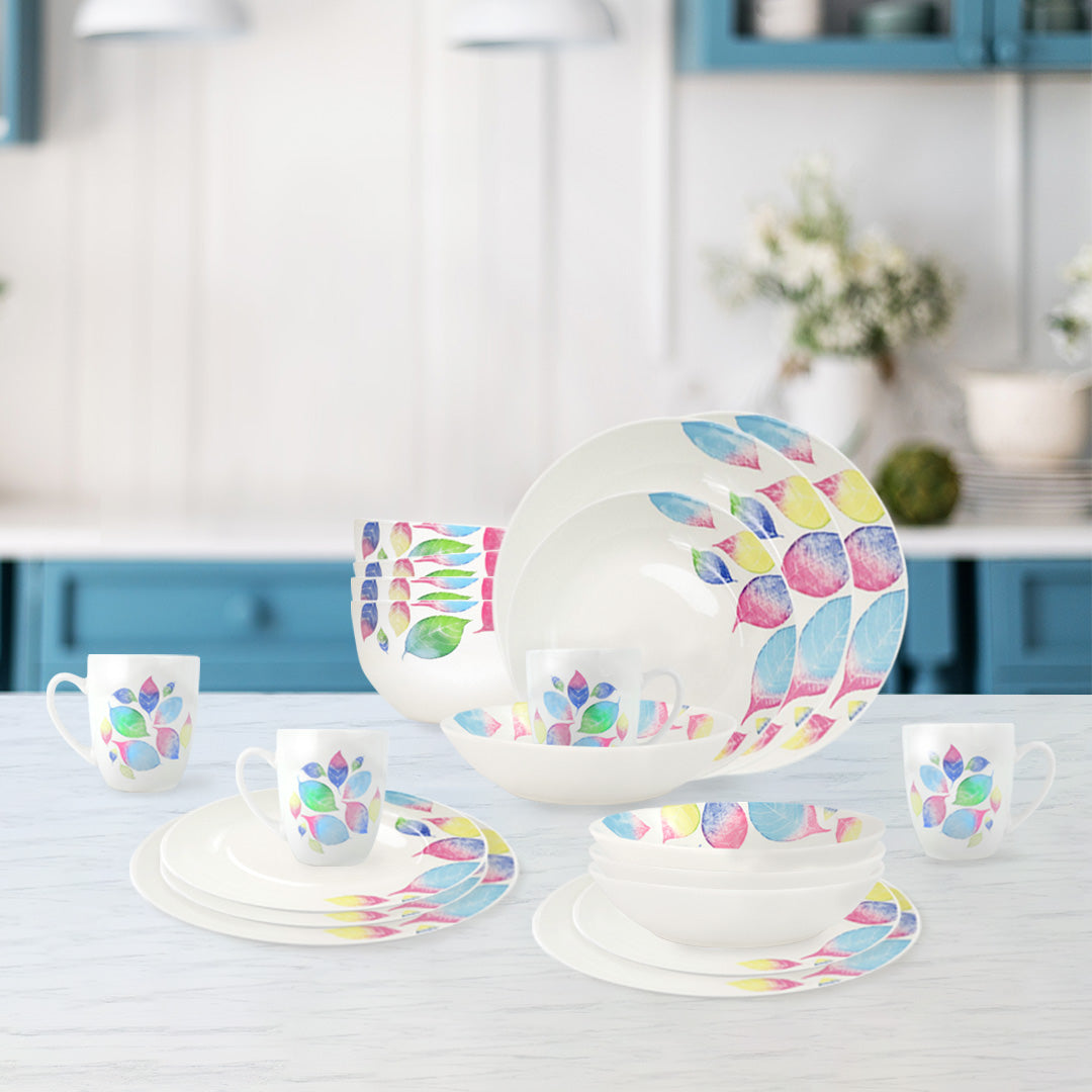 Vajilla Lövverk para 4 Personas - Cerámica Multicolor 20 piezas