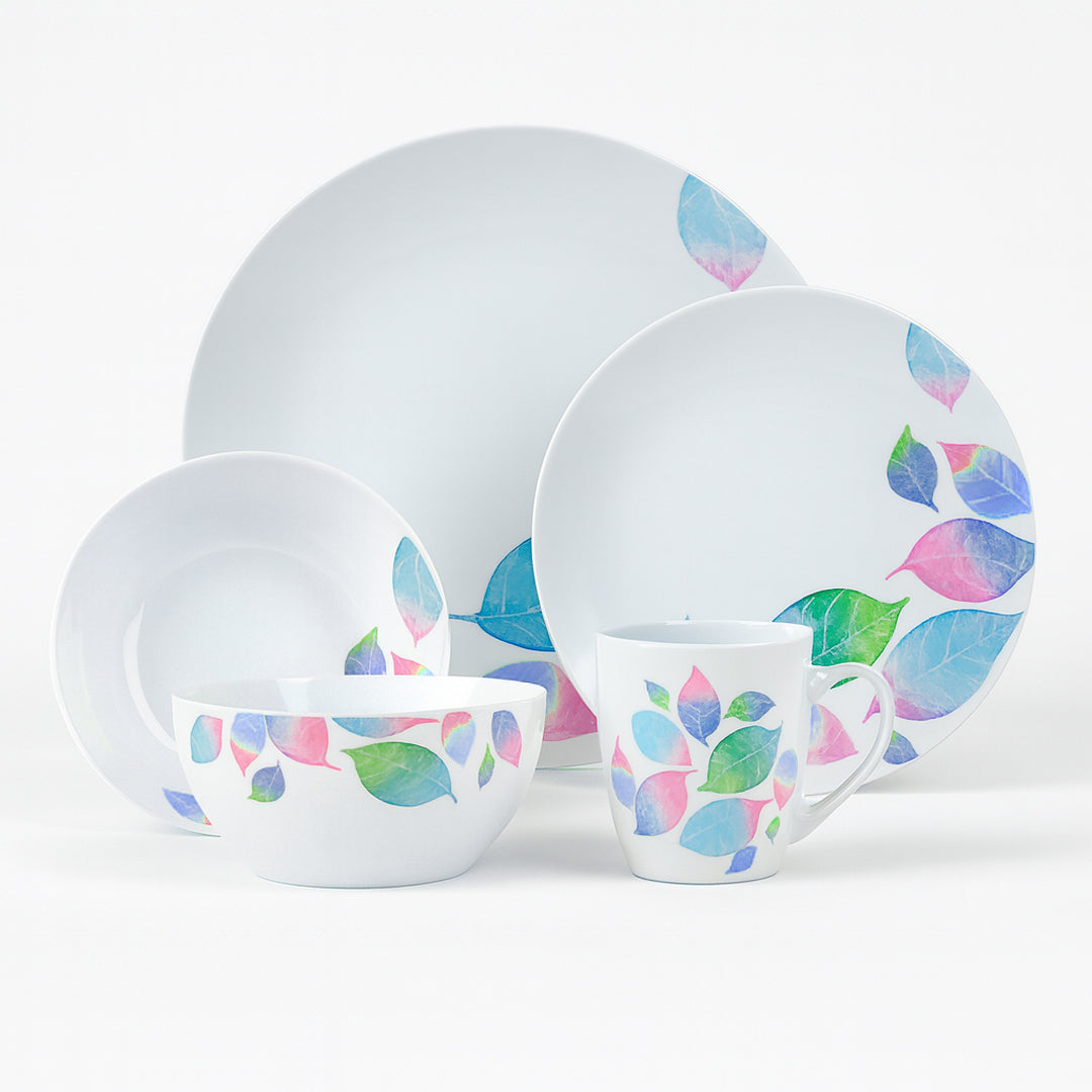 Vajilla Lövverk para 6 Personas - Cerámica Multicolor 30 piezas