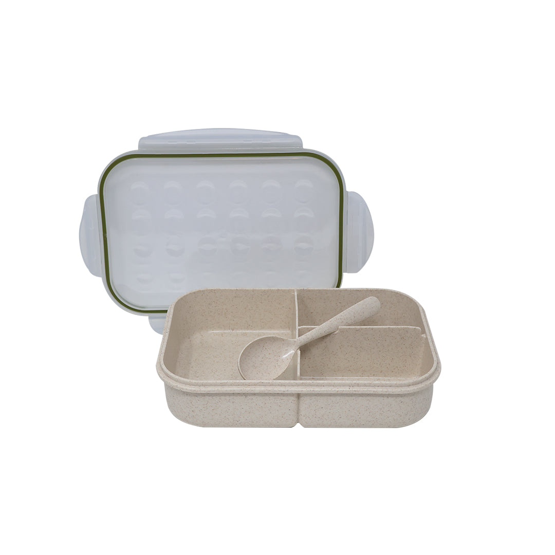 Lonchera Fibra de Trigo con Cubierto - 1.15 L