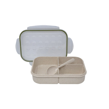 Lonchera Fibra de Trigo con Cubierto - 1.15 L