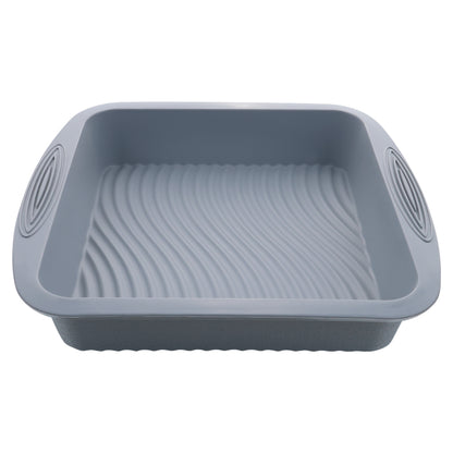 Molde Cuadrado para Pastel de Silicón - Gris