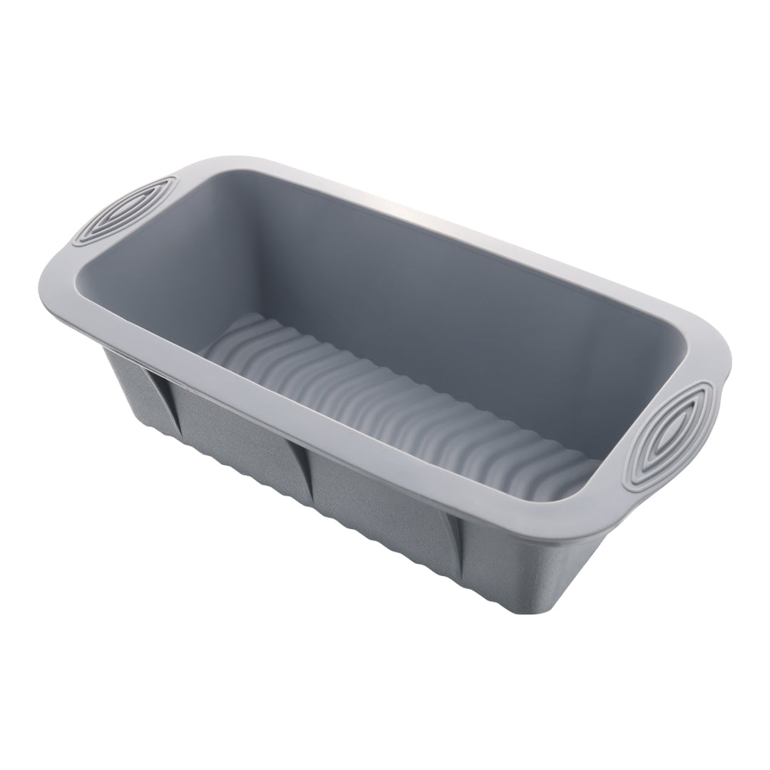 Molde Rectangular para Pastel de Silicón - Gris