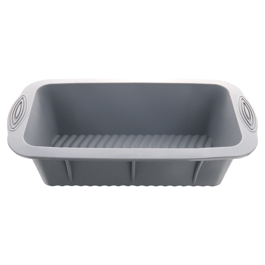 Molde Rectangular para Pastel de Silicón - Gris