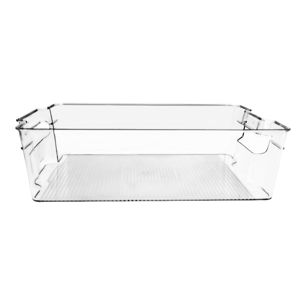 Organizador de refrigerador rectangular transparente - Mediano