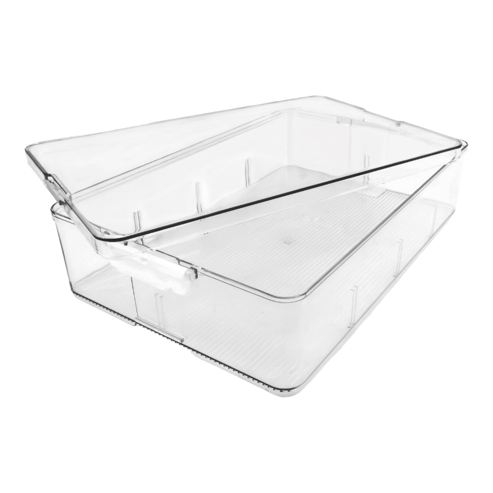 Organizador de Refrigerador Rectangular con Tapa - Grande