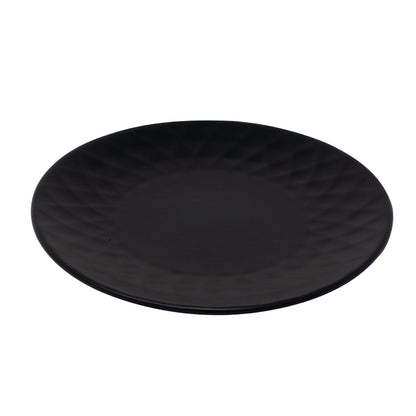 Plato de Cerámica Negro – 19.7 cm de Estilo y Elegancia para tu Mesa