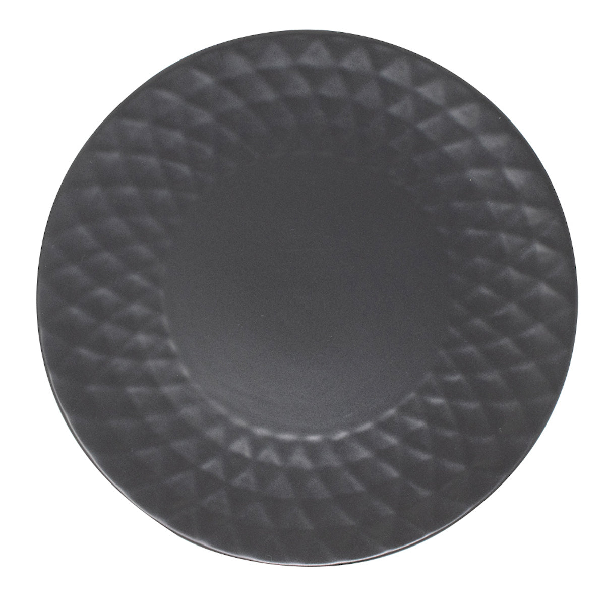 Plato de Cerámica Gris 19.7 cm - Estilo y Sofisticación