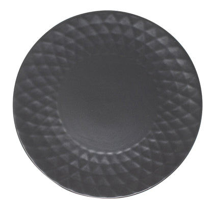 Plato de Cerámica Gris 19.7 cm - Estilo y Sofisticación