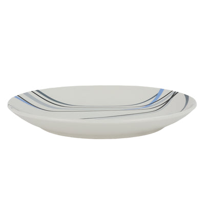 Vajilla Linnéa para 4 Personas - Cerámica Azul/Blanca 16 piezas