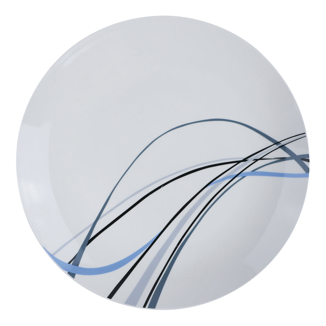 Vajilla Linnéa para 4 Personas - Cerámica Azul/Blanca 16 piezas