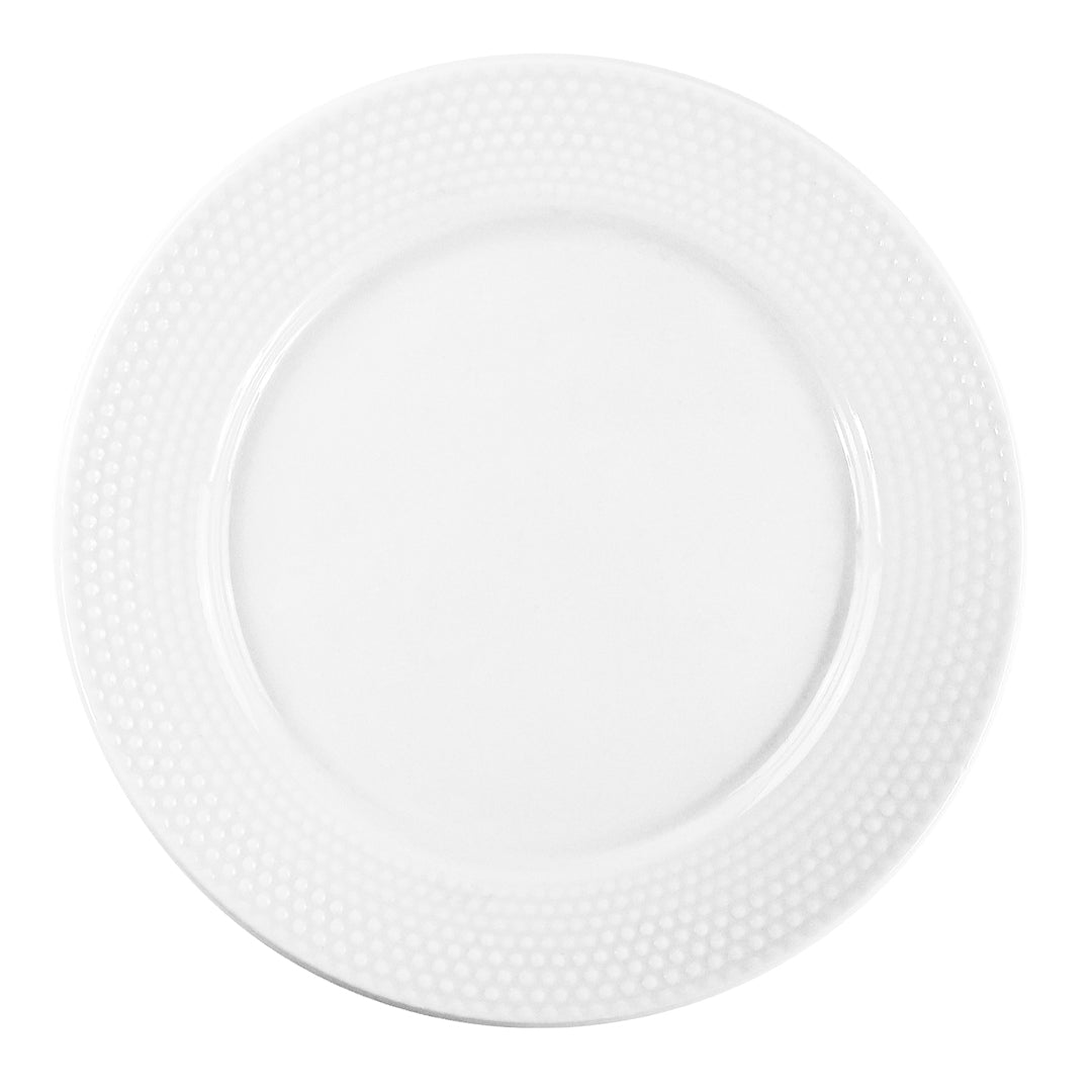 Vajilla Elise para 4 Personas - Cerámica Blanca 16 piezas