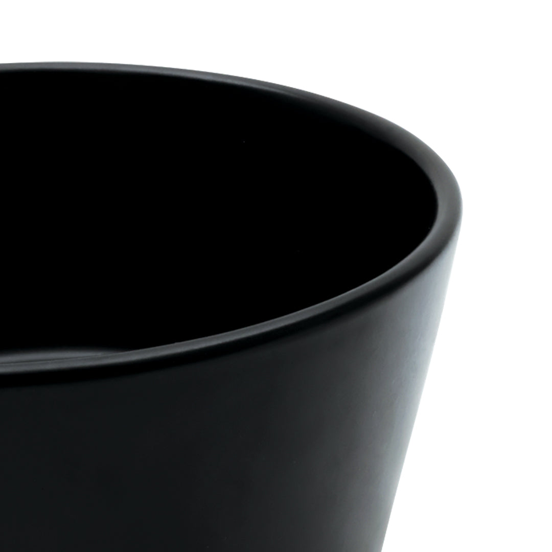 Vajilla SIGRID para 6 Personas - Cerámica Negra Mate 24 piezas