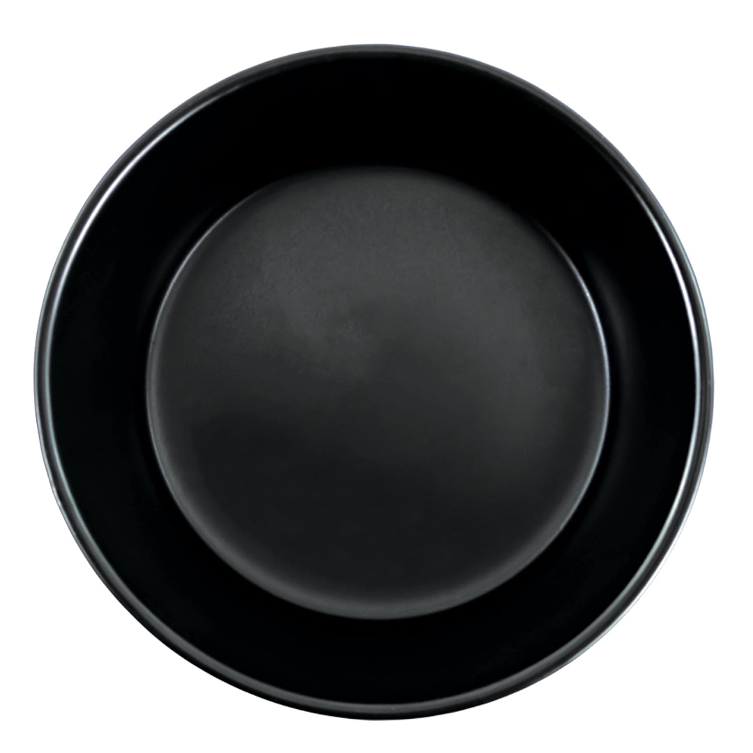 Vajilla SIGRID Set Individual - Cerámica Negro Mate 4 piezas