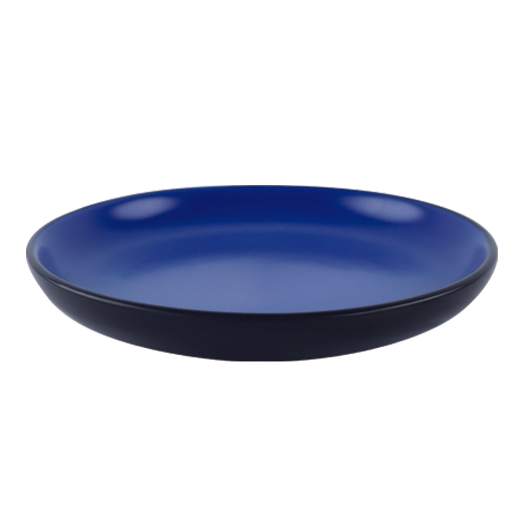 Vajilla NATTBLA para 4 Personas - Cerámica Negra/Azul 16 piezas