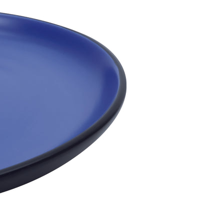 Vajilla NATTBLA para 4 Personas - Cerámica Negra/Azul 16 piezas