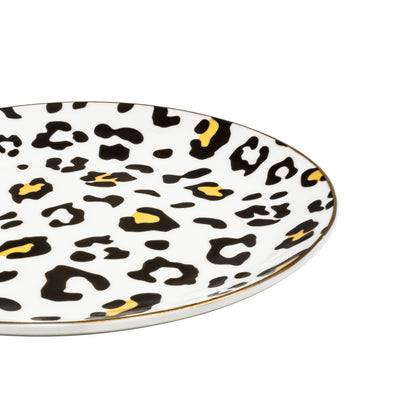 Vajilla Animal Print Set Individual - Cerámica Estampada 4 piezas