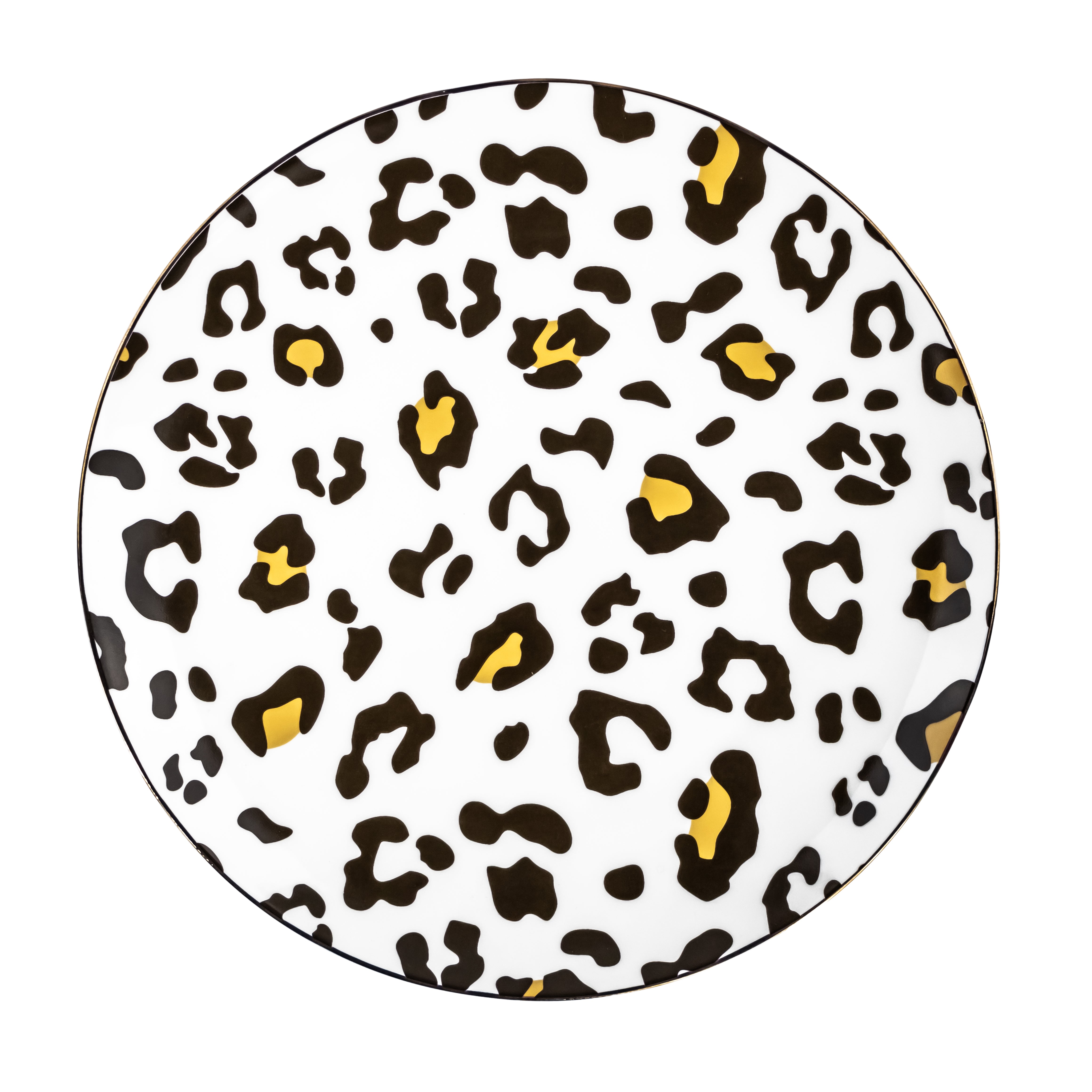 Vajilla Animal Print Set Individual - Cerámica Estampada 4 piezas