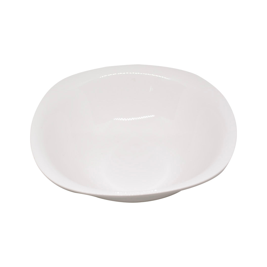 Vajilla KVADRAT Set Individual - Cerámica Blanca 5 piezas