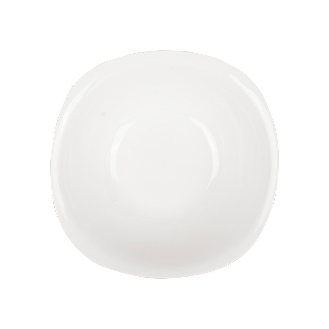 Vajilla KVADRAT Set Individual - Cerámica Blanca 5 piezas