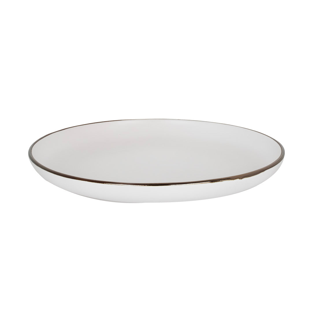 Vajilla EYRE para 4 Personas - Cerámica Gris 16 piezas