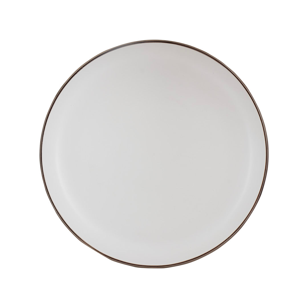 Vajilla EYRE para 4 Personas - Cerámica Gris 16 piezas