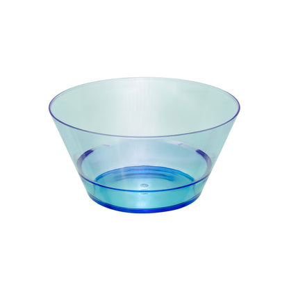 Plato Hondo Transparente Azul 15 cm