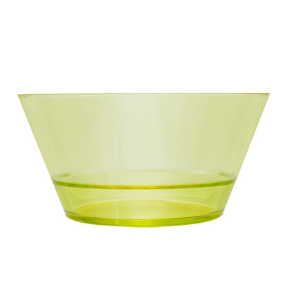 Plato Hondo Transparente Amarillo 22cm