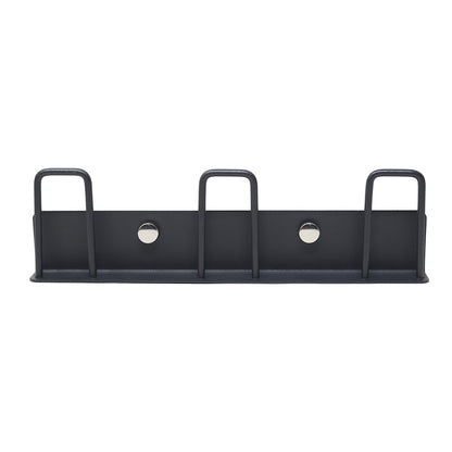 Portavasos Metálico Negro Recto para Vasos
