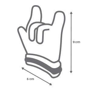Portacucharas de Silicona Mano Rockera