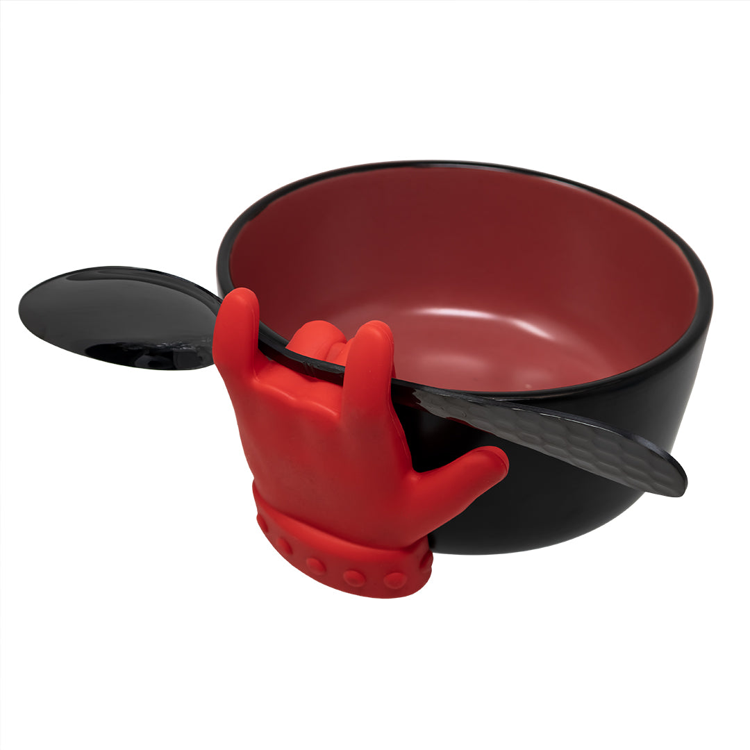 Portacucharas de Silicona Mano Rockera