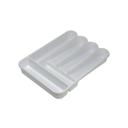 Organizador de Cubiertos de Plástico Blanco