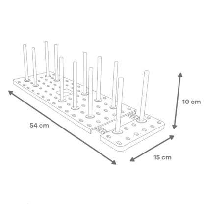 Rack Organizador Universal para Bowls y Tapas - Expandible