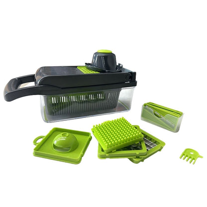 Rallador y Cortador de Verduras Multifuncional 16 en 1