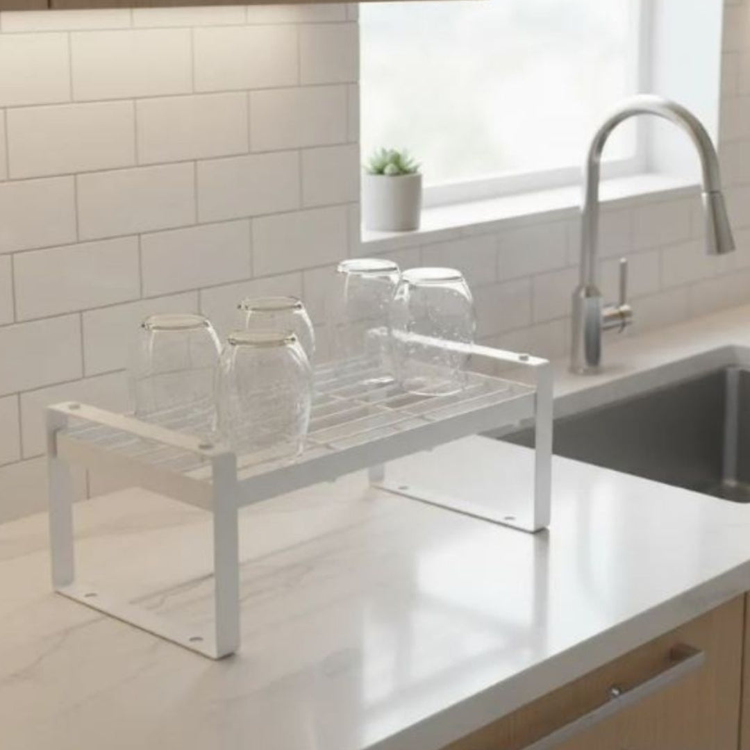 Rejilla Metálica tipo Escurridor para Tazas - Blanco
