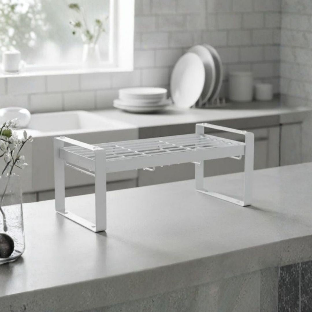 Rejilla Metálica tipo Escurridor para Tazas - Blanco