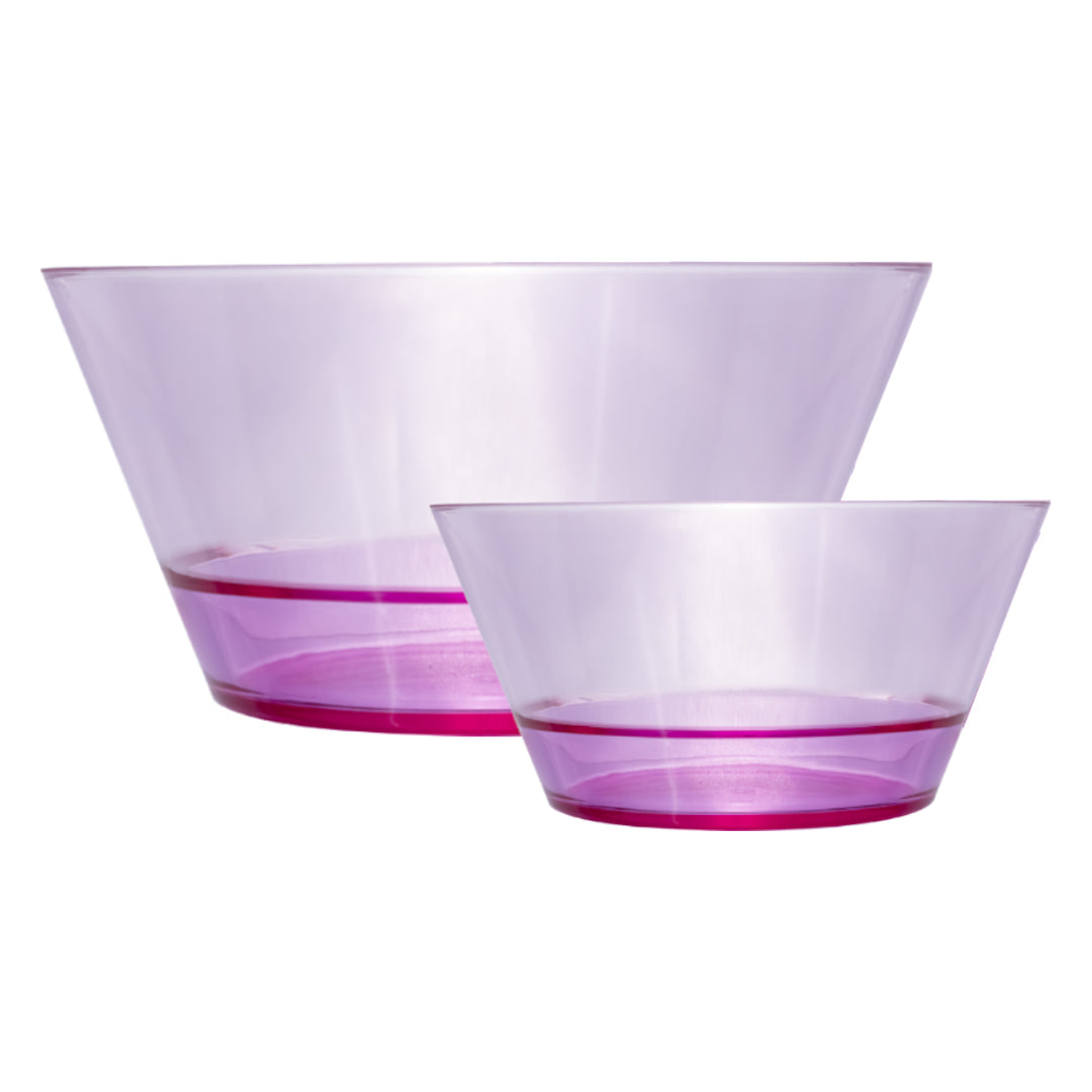 Set de Bowls de Plástico 22 y 15 cm – Varios Colores