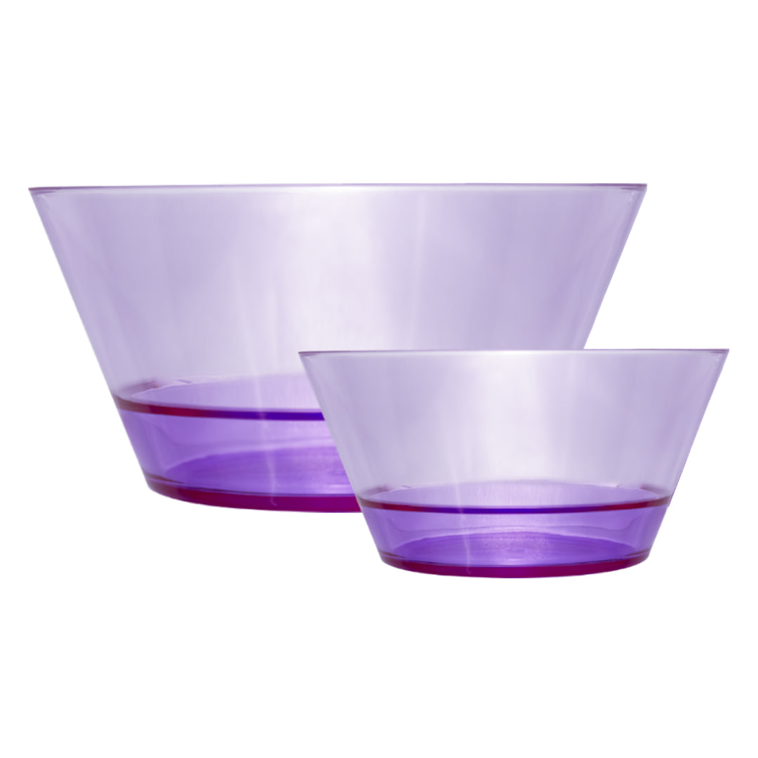 Set de Bowls de Plástico 22 y 15 cm – Varios Colores