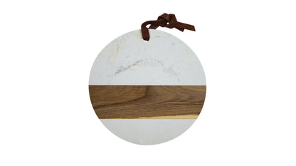 Tabla de Picar Redonda de Mármol - 25 cm