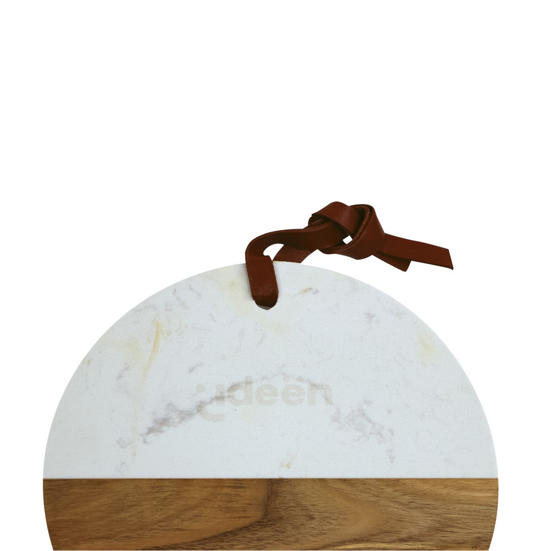 Tabla de Picar Redonda de Mármol - 25 cm