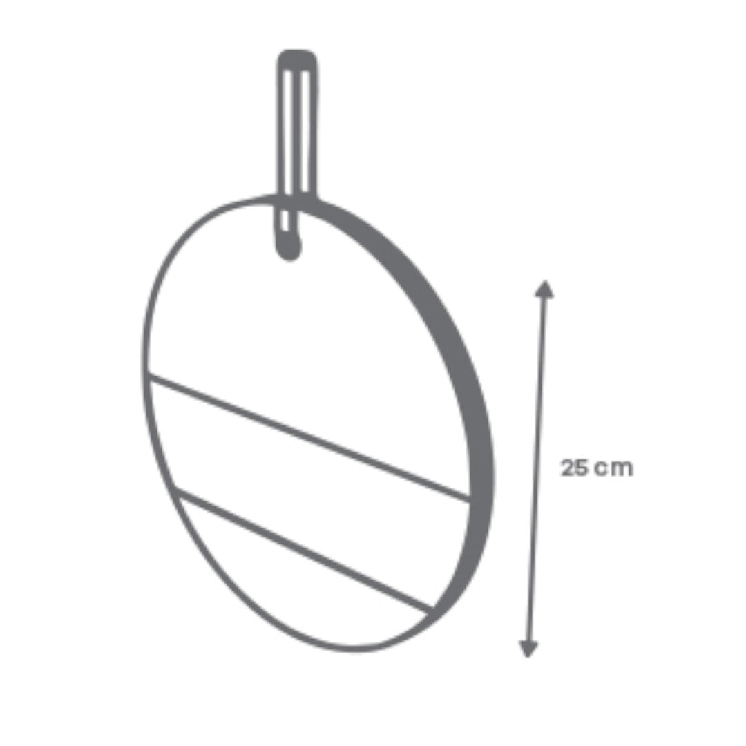 Tabla de Picar Redonda de Mármol - 25 cm